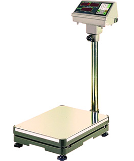 Padlószámláló mérleg, oszloppal