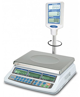 Árkalkulációval ellátott asztali mérlegek