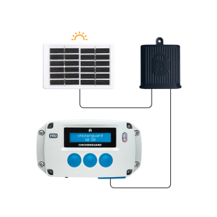 Napelemes tyúkól burkolat