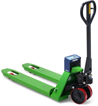 Mérleggel ellátott raklapemelő kocsik